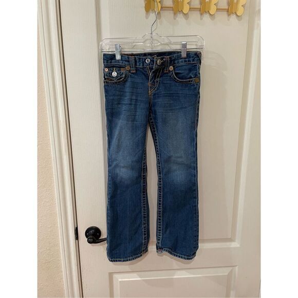 True Religion Boys Billy Rainbow bootcut jeans size 7 - Picture 1 of 5